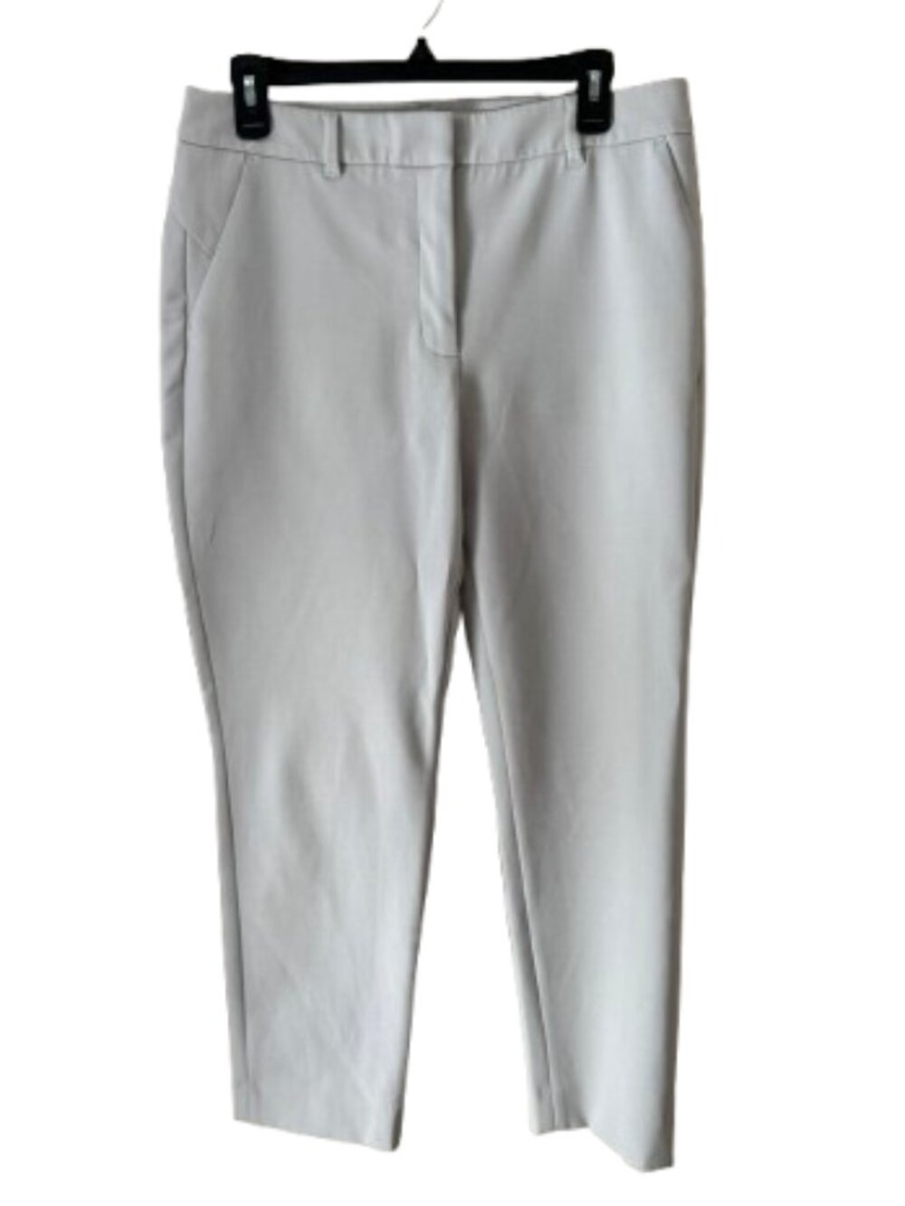 White House Black Market Comfort Stretch Slim Ankle Pants Gray Size 10